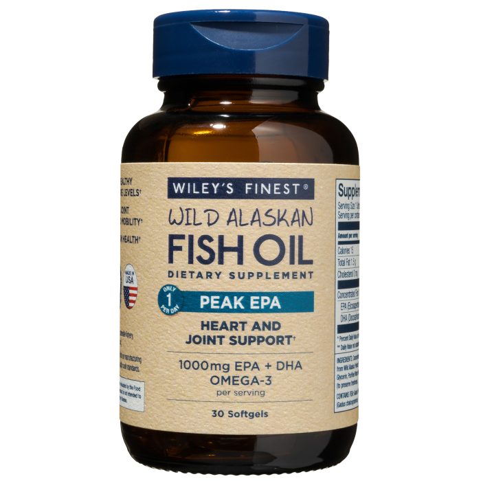 Wild Alaskan Fish Oil Peak EPA 30 kapsula, Terranova