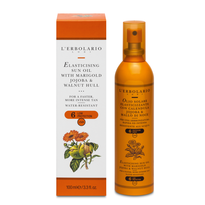 elasticising sun oil spf 6