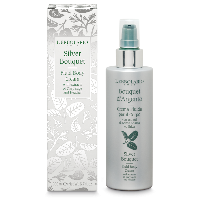 fluid body cream silver bouquet