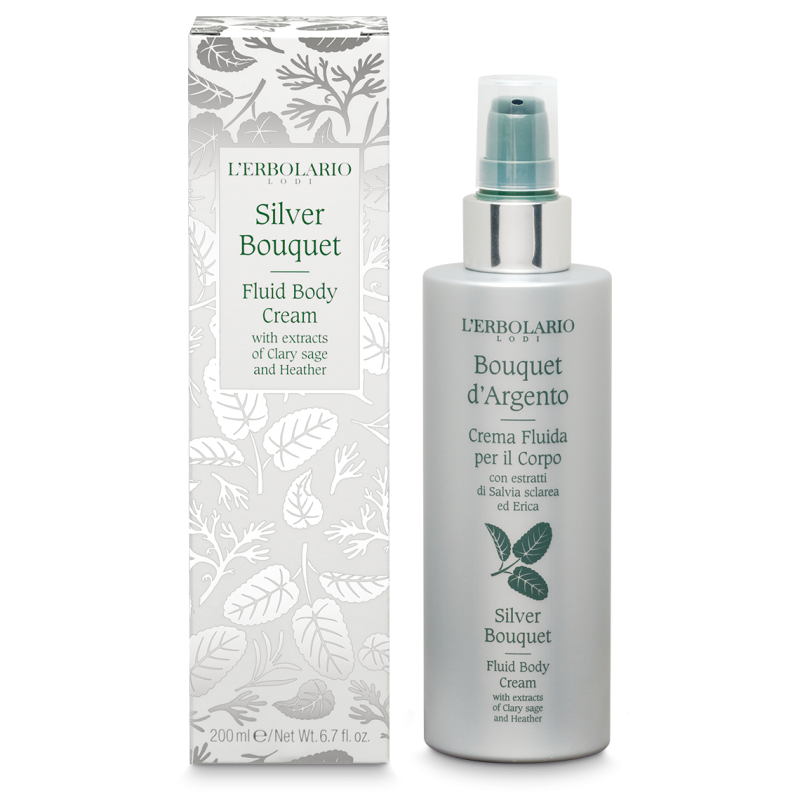 fluid body cream silver bouquet