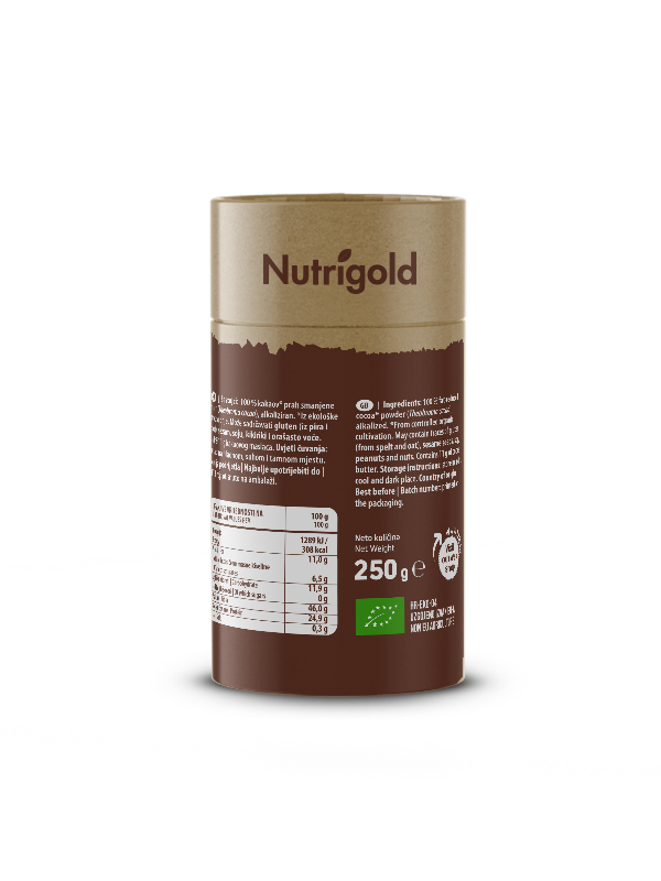 nutrigold kakao prah 250g tvornica zdrave hrane