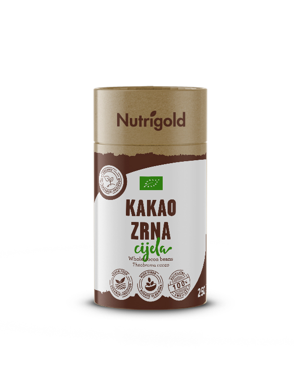 nutrigold kakao zrna cijela 250g