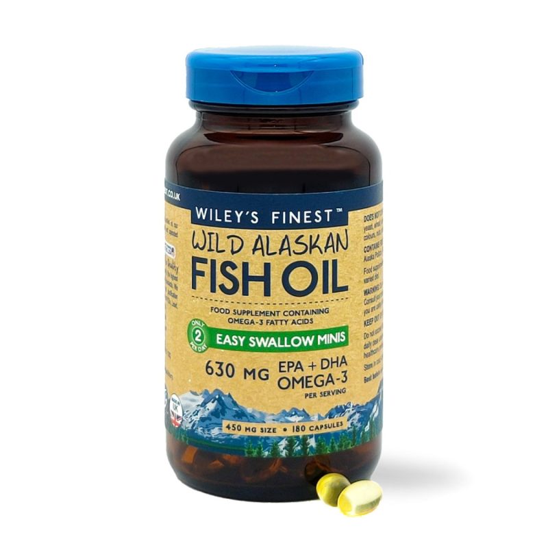 wiley s finest wild alaskan fish oil easy swallow minis 180