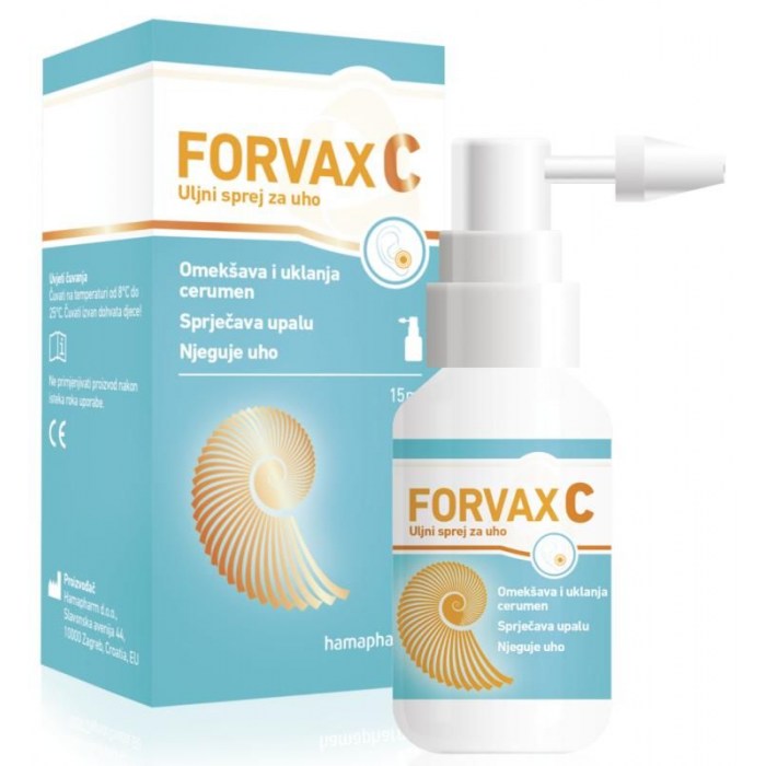 Forvax C uljni sprej za uho 15ml, Hamapharm