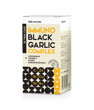 Immuno Black Garlic Complex 30 kapsula, 365 Nature