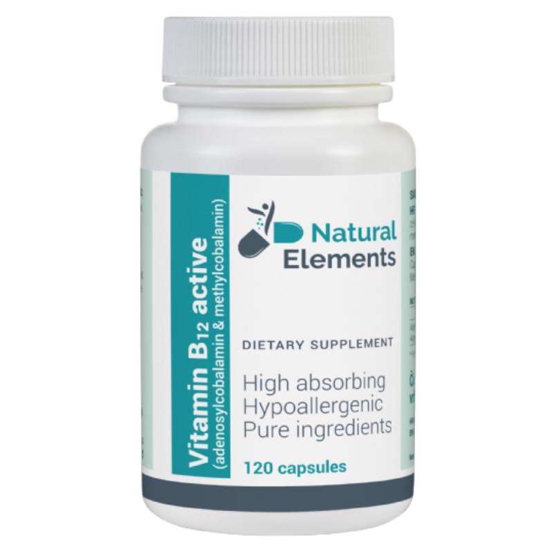 NATURAL ELEMENTS VitaminB12 Active 120kaps